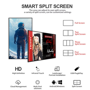 Indoor IP65 Advertising Screen Digital Signage <b>Displays</b> Floor Standing <b>Display</b> Shopping Mall W1 Indoor Reception Signage Digital - Product Image 6