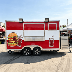 Outdoor Restaurant Juice Concession Trailer Fried Chicken Wings Food Cart Container Food Truck Mobile Beverage Coffee Trailer - Product Image 1