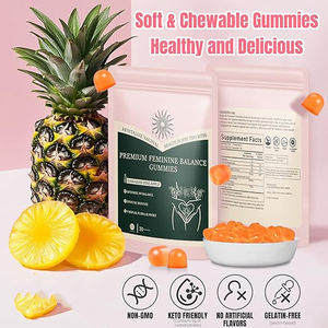Premium Vegan kadınsı denge Gummies glutensiz hawaii ananas bağışıklık destek yetişkinlerin kadın için bitkisel takviyeler - Product Image 6