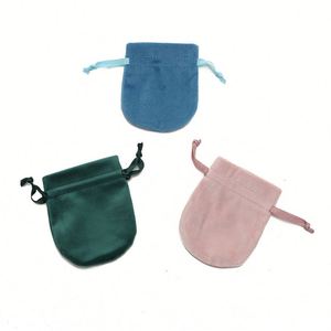 Sac de rangement en velours pour écouteurs numériques, sac de rangement pratique pour bijoux, colliers, boucles d'oreilles et bracelets, sac cadeau - Product Image 2