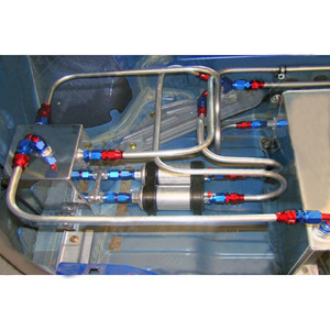 Poyracing Aluminum Dual Fuel Pump <b>Bracket</b> With 2 044 Fuel Pumps And Accessories For Retrofit Upgrade - Product Image 5