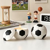 Grenzüberschreitende neue lebensmittelechte Silikon-Handform für DIY-Explosionen im Sport-Stil: Fußball-Basketball-Aufbewahrungsdose, Kerzenbecher