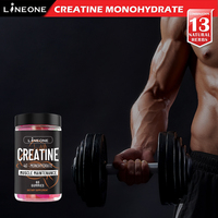 Vente en gros sans sucre, en vrac, OEM, marque privée, sport, Nutrition avant l'entraînement, 5 mg de gommes monohydratées à la créatine