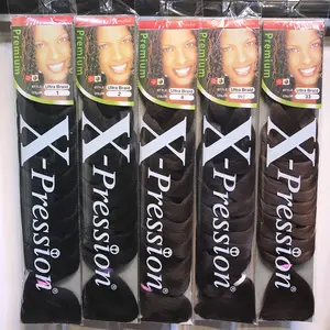 2024 Jumbo braiding hair synthetic extension synthetic hair braid wholesale -pression braiding hair