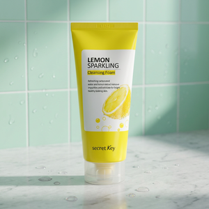 Secret <b>Key</b> Lemon Sparkling Cleansing Foam 200g / Made in Korea, Face Cleanser, 100% Original Products - Product Image 2