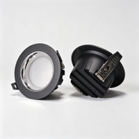 Spot LED SMD de haute qualité avec diffuseur givré, downlight de bureau 7W 3CCT en aluminium pour bureau