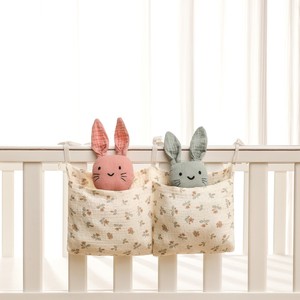 Organizer per Culla in Puro Cotone Multiuso con Cordoncini Regolabili per Conservazione e Organizzazione nel Camerino - Product Image 5