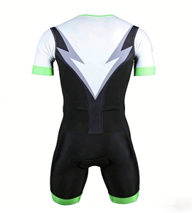 Conjuntos de Poliéster y Spandex de Secado Rápido y Transpirables con Logotipo Personalizado, Diseño Impreso por Sublimación, Traje de Ciclismo y Triatlón para Eventos Deportivos Masculinos - Product Image 6