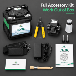Soudeuse par fusion de fibres optiques à 6 moteurs, haute performance, batterie 7800 mAh, épissage en 6s, chauffage en 15s pour épissage de câbles optiques FTTX - Product Image 3