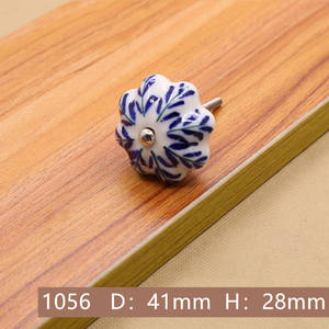 JAYA Boutons d'armoire de luxe en <span class=keywords><strong>porcelaine</strong></span> de forme ovale pour tiroirs d'enfants Poignées de tiroir en or pour armoires de <span class=keywords><strong>cuisine</strong></span> Poignées de meubles d'armoire - Product Image 5