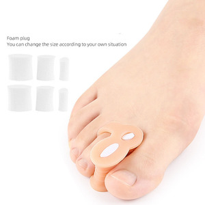 Nuovo Design Soft SEBS Gel Hallux Valugs ortotico Toe separatore, punta sovrapposizione pollice <span class=keywords><strong>ortopedico</strong></span> anello di correzione con EVA distanziatore - Product Image 5