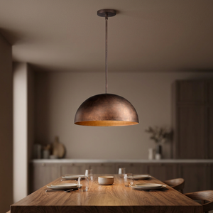 Suspension en laiton brossé et métal doré antique pour salle à manger moderne, îlot de cuisine, hôtel et décoration intérieure design - Product Image 1
