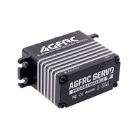 Servo AGFRC A81FHX 54KG de Súper Torque, 0.082 Segundos de Alta Velocidad, Carcasa CNC, Engranaje de Acero Resistente, 4 Polos, Estándar BLS para RC Todoterreno
