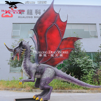 Statue de jardin robot dragon décor grandeur nature robot dragon à vendre