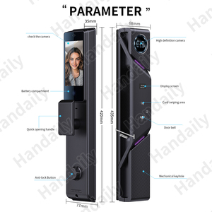 Handaily 3d Face Recognition Digital Smart Lock Premium Quality Fingerprint Password Electronic Door Lock for Gate Apartment - Product Image 6
