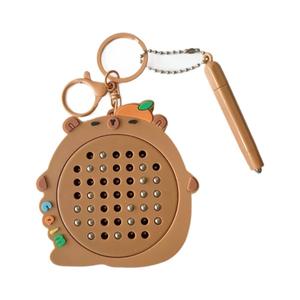 Nouveau porte-clés créatif anti-stress avec boule magnétique en acier, porte-clés mignon en plastique pour cartable, porte-clés anime, jouets - Product Image 5