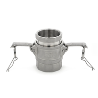 Raccord rapide en acier inoxydable, pièce de rechange sanitaire, type E, moulage femelle, raccords pneumatiques, raccords hydrauliques