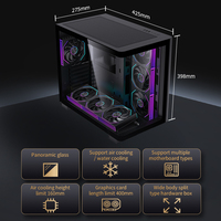 Boîtier PC Gaming LOVINGCOOL ATX M-ATX ITX, Refroidissement Liquide 360mm, GPU 400mm, 7 Emplacements PCIe, Verre Trempé Blanc, SPCC, Échantillon de Marque en Stock