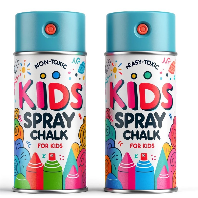Washable Kids Chalk Spray Paint Non