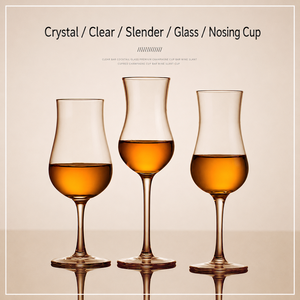 Verre à whisky en cristal sans plomb de qualité supérieure Copita Tulip pour la dégustation et la détection des arômes du whisky, du vin glacé et des spiritueux – Vente en gros pour bars - Product Image 4