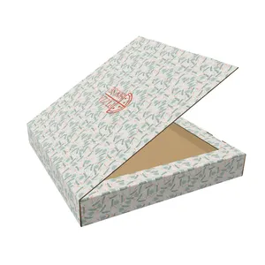 Conception d'impression personnalisée LOGO papier blanc carton à prix bon marché, Boîtes avec poignée pour la cuisson du pain fait maison emballage/