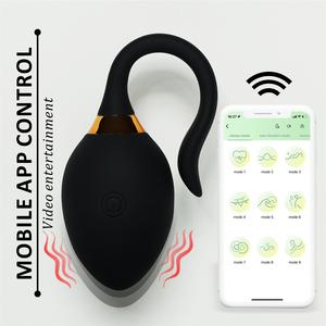 Dildo vibrator für Frauen Sexspielzeug Dildos Paar Lesben APP Fernbedienung Erwachsene Produkte G-Punkt Anal Plug Vibration Wireless <span class=keywords><strong>J</strong></span>. - Product Image 3