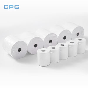 Rouleau de papier thermique pour terminal de paiement, non toxique, 80x70mm, 45gsm, pour caisse enregistreuse et reçus de commerçant, vente en gros fabricant - Product Image 2