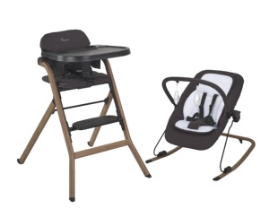 Seggiolino Rialzato 2 in 1 Convertibile per Bambini, Seggiolino da Pasto per Neonati e Bambini, Sgabello per Alimentazione, <span class=keywords><strong>Sdraietta</strong></span> per Neonati, <span class=keywords><strong>Seggiolone</strong></span> per Bambini - Product Image 4