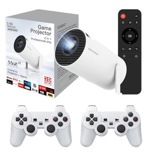 โปรเจคเตอร์เกมมิ่ง Cross-Border Android M300MAX 720P 60W พร้อม 5G WiFi และ Retro HY300 แบบสองหัวจับ ปลั๊กแบบ US - Product Image 3