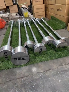 Hot bán cố định <span class=keywords><strong>Barbell</strong></span> thẳng Curl đào tạo Trọng lượng nâng miễn phí trọng lượng trong vòng 100kg - Product Image 3