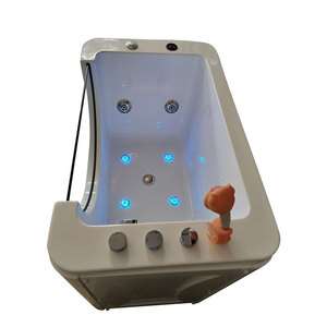 Bañera acrílica profesional de ozono de diseño moderno, Spa independiente para mascotas de 1,8 m para perros y gatos, escurridor de masaje para el cuidado de mascotas, características - Product Image 4