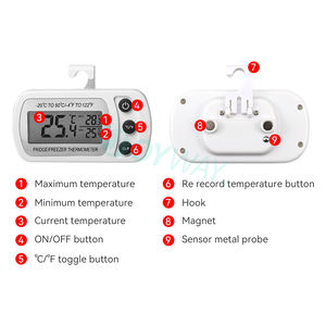 Chine Fabricant <span class=keywords><strong>fiable</strong></span> Prix de gros Thermomètres thermiques de chambre froide de réfrigérateur numérique pour le stockage à froid à domicile - Product Image 2
