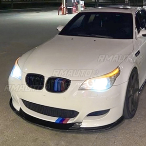 Car Front Bumper Lip Spoiler Diffuser Splitters Body Kit Aprons Cover Guard Trim for BMW 5 Series E60 E61 M5 2005-2010 - Product Image 6