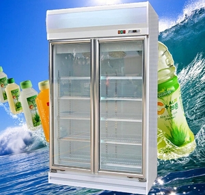 Réfrigérateur-congélateur double porte Frigidaire, congélateur commercial, réfrigérateur 2 portes, refroidisseur à air, refroidisseur de boissons, design commercial - Product Image 6