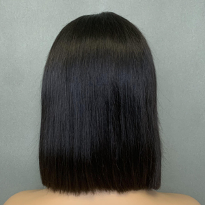 Peluca de Cabello Humano Natural Liso Corto Tipo Bob, de 10 a 30 Pulgadas, con Cierre 5x5, Pelucas de Cabello Humano Liso sin Pegamento, Precio al por Mayor - Product Image 4