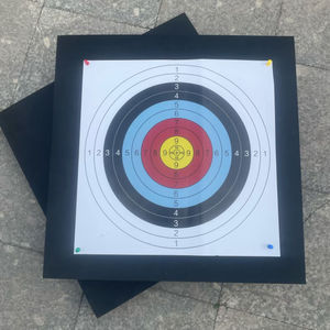 Tablero de tiro con arco engrosado, resistente a impactos de alta densidad, con papel de objetivo estándar, objetivo de entrenamiento portátil y duradero - Product Image 3