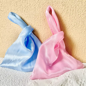 Bolsa de Organza Transparente de Lujo con Logotipo Bordado/Impreso Personalizado para Compras, Bolsa de Regalo de Organza para Llevar en la Mano - Product Image 4