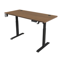 Bureau d'ordinateur pliable et convertible en métal, avec panneaux modulaires, grille effaçable à sec, éclairage LED sur les bords, table compacte pour ordinateur portable
