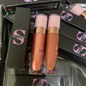 Vendeur de gloss en gros ensembles de rouge à lèvres liquide mat rouge foncé rouge à lèvres violet foncé brun rouge tache à lèvres étanche - Product Image 3