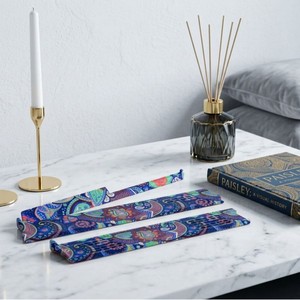 Righello Multifunzionale Portatile Antiscivolo da 175 Pollici con Motivo Floreale Bohemien di Lusso Estremo per Mahjong e Smistamento <span class=keywords><strong>Carte</strong></span> PS Entertainment - Product Image 4