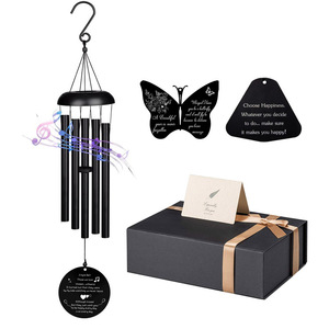 Sympathy Wind Chimes Kit 3 Wind Sail OEM 32 pulgadas Pérdida Loved One Memorial Wind Chimes - Product Image 1