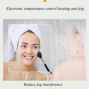 <span class=keywords><strong>Miroir</strong></span> de Salle de Bain LED <span class=keywords><strong>Demi</strong></span>-Lune CF, <span class=keywords><strong>Grand</strong></span> <span class=keywords><strong>Miroir</strong></span> Mural Sans Cadre Rétroéclairé pour la Décoration Intérieure, Lumière Dimmable 3 Couleurs - Product Image 6