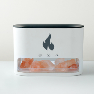 Sal Pedra Chama Aroma Difusor Ultrasonic ar fresco Umidificador Névoa com Night Light - Product Image 3