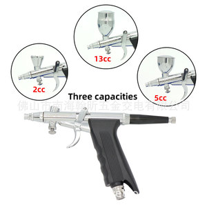 HIFESON Airbrush <b>Paint</b> 0.3mm 0.5mm 0.8mm Gravity Feed Adjustable <b>Speed</b> Artwork Model 116B - Product Image 2
