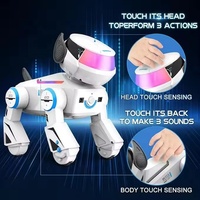AiJH Robot Chien Intelligent STEM, Fourniture Directe Usine, Contrôle Vocal IA & Prise en Charge de 64 Langues, Apprentissage STEM, Vente en Gros OEM/ODM, Robo Animal de Compagnie