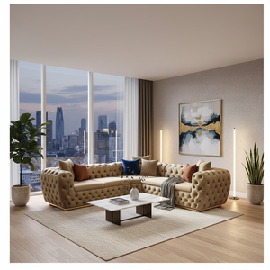 Ensemble de canapés d'angle-270*270cm-Nous expédions dans le monde entier-Toutes les couleurs sont possibles. - Product Image 3