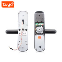 Cerradura Inteligente Tuya WiFi con Huella Dactilar, Contraseña Digital, Tarjeta IC, Entrada sin Llave, Cerradura Electrónica para Hogar y Oficina PST-HR01