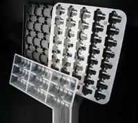 Boîte d'emballage en PVC personnalisée pour crème pour le visage, crème pour les yeux, rouge à lèvres et plus - Coque jetable avec forme et taille personnalisées