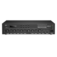 5 sorties de haut-parleur zonées amplificateur Pa Audio 100V amplificateur de mélangeur Usb/Bt Mp3 avec récepteur Blue Tooth
