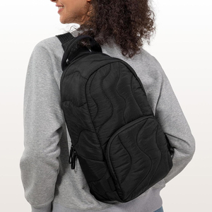 Hot Bán Nhà Máy OEM 10L Puffy <span class=keywords><strong>Sling</strong></span> Túi Ba Lô Cho Phụ Nữ Hợp Thời Trang Bông Độn Crossbody Túi Cho 11-Inch Ipad - Product Image 6